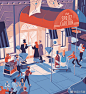 Editorial illustrations Jan-October 2017 // Steve Scott

#设计风潮# ​​​​