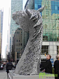 艺术家Andy Scott设计的“Kelpies ”雕塑