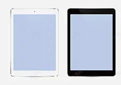 黑白卡通手绘手机描边图案图标 创意素材