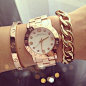 I love this Marc Jacobs' ensemble! Items are available @ http://marcjacobs.com/marc-by-marc-jacobs/watches/womens/