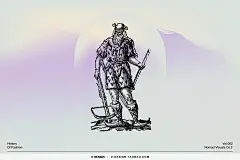 415款中世纪复古历史人物形象线描手绘插图插画矢量设计素材合集