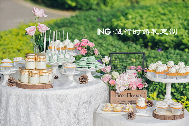 ins简洁风户外婚礼「那年的盛夏」醉绿的...
