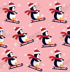 企鹅图案 【酷图网】无缝,印花,循环,连续,图案,数码印花,布料印花,服装图案,童装印花,企鹅,企鹅插画,卡通企鹅,可爱企鹅,可爱小企鹅,小企鹅插画,小企鹅,素材,元素,插画,插图,矢量,图片,企鹅图案,小企鹅图案,冬天,冬季,治愈,可爱,萌,软萌,海报素材,背景,小动物,卖萌,手绘,Q版,雪橇,帽子,围巾,红色,雪花,