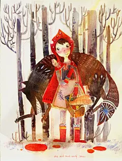 dream77225656  的插画 小红帽