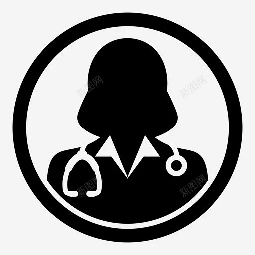 医生治疗听诊器图标 职责 icon 标识 标志 UI图标 设计图片 免费下载 页面网页 平面电商 创意素材-花瓣网