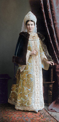 素材服饰西方中世纪古典服饰