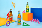 DLIGHT beer cocktails : Beer cocktail Dlight is an impulsive purchase, therefore it has to stand out on the shelves among competitors by being brighter, more innovative, modern. After analysing the market and the relevant category of beer cocktails both i
