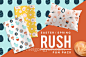 充满新鲜和色彩缤纷的复活节矢量图案素材合辑 Easter Rush Fun Pack :  