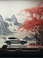 NO.3 AI绘画「国风汽车」