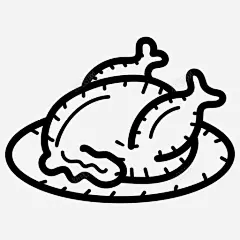 烤鸡熟鸡家禽 标志 UI图标 设计图片 免费下载 页面网页 平面电商 创意素材