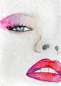 Faces of Fashion No1 Original Fashion by Illustrationsalamode