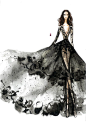 Artclaytion - Chan Clayrene Fashion Illustration  #fashionillustration #курсышитья #онлайншколашитья