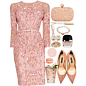 A fashion look from December 2014 featuring heels & pumps, leather purse and rose gold engagement rings. Browse and shop related looks.