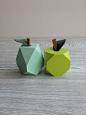 'Lo-res',Apple,&,Pear,Ornaments,wooden pear, ornament, pear, handmade decoration, apples and pears, wooden fruit, green apple
