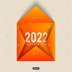 创意2022年新年贺卡