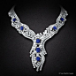 Van Cleef & Arpels Sept Etoiles necklace, Palais de la chance collection.: