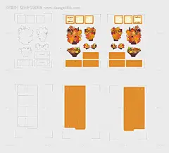 源文件下载【感恩节礼盒贺卡】编号：82750022014898400