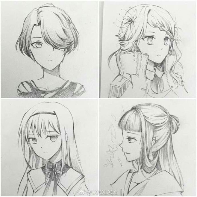 动漫人物设计，画师minami_oo作品...