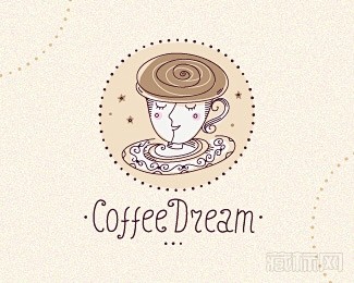 Coffee Dream咖啡梦logo设...