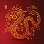 矢量中国金龙