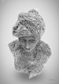 Janusz Jurek 抽象3D艺术欣赏 雕塑 艺术欣赏 艺术 波兰 数字艺术 抽象 人像插画 3D 