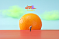 CoolDown酷打果吧-MINILOOK果汁饮品海报缩微摄影 fruit juice drink :  fruit juice drink 