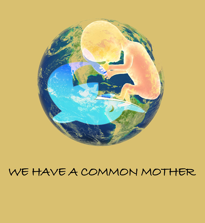 人类与海洋生物拥有共同的母亲——地球。关...