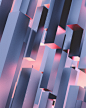 Towards the Sun _ Personal artwork using Cinema 4D and Photoshop. Trying to explore new color palettes and techniques
