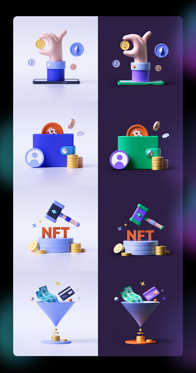 Crypto Currency 3D I...