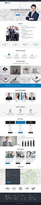 BONAFIDE - One Page Multipurpose PSD Template by Mohsin_kabir | ThemeForest