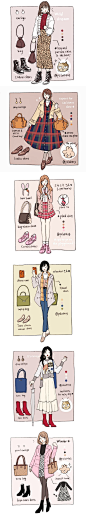 少女绘 / 日系少女穿搭分享 

插画师PeiLu笔下的日系女孩的日常穿搭  小细节和配饰都画得很详细了，学习色彩搭配做精致女孩。

ɪɴs : ᴘsʟᴜ0423 ​​​​