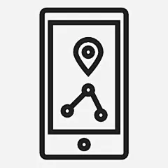 移动跟踪地图查询物流图标_88ICON https://88icon.com 移动跟踪 地图查询 物流 位置 gps 谷歌地图 商品 工厂 方向 携带 智能手机