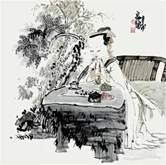 【国画家王家训写意人物作品欣赏】