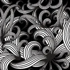 花纹,四方连续纹样,黑白图片,华丽的,卷着的,纺织品,壁纸,植物群,画画,复古