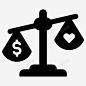 金钱之爱平衡比较 标志 UI图标 设计图片 免费下载 页面网页 平面电商 创意素材