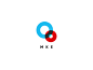 Oo Mke Simplified Responsive Logo 00 0 oo o branding circles circular retro blue red responsive logo responsive responsive branding logo agrib logomark overlapping throwback mark mke