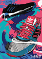 照片：Adidas ZX630 artwork, <br/>there's a big poster in Adidas originals 敦南概念店<br/>Share if you like this !!