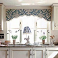 Kitchen Window Treatment: Pinned from OhSoShabby by Debbie Reynolds