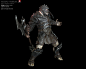 Middle Earth "Shadow of Mordor" Nemesis with DLC armor set., Kristian Bourdage : This is one of our Nemesis Orcs I worked on featuring an armor set that was part of the DLC.