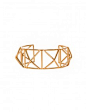金色几何立体手镯 Geometric Gold Cuff $18 #pixiemarket#