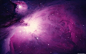 1680×1050紫色星光天空大图背景素材图片下载