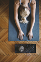 Caucasian woman practicing yoga in studio by Gable Denims on 500px