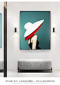 艺术人物现代简约玄关装饰画个性创意走廊过道北欧风客厅壁画挂画-tmall.com天猫