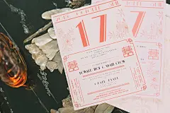 时光旧影，重回1920，复古民国风老上海主题婚礼+来自：婚礼时光——关注婚礼的一切，分享最美好的时光。#创意婚礼请柬##日历邀请函##喜帖#