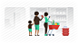 family-shopping-ui-banner-preview #人物# #扁平# 采集@GrayKam