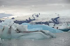 冰岛Joekulsarlon冰川泻湖