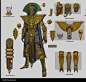 Tomb King Concept, Rinehart Appiah : There was a time when the ancient kingdom of Nehekhara stood as a crown of human civilisation; a golden age when its cities shone with majestic splendour, its armies conquered entire nations and its kings ruled as gods