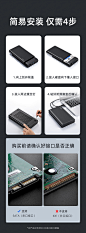 绿巨能硬盘盒3.5/2.5英寸通用固态ssd机械硬盘外接盒子改装移动硬盘盒外置sata读取器保护壳台式机笔记本电脑-tmall.com天猫