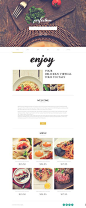 Simple. Menu style allows for lots of information to be stored and organized in separate links: Website Design Food,  Internet Site, Design Webdesign, Website Template, Food Website Layout, Restaurant Website Design, Web Site, Webdesign Food, Website Food