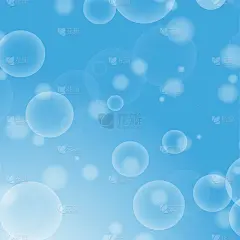 圣诞节彩色抽象背景与不同大小的圆圈和星星。简单的平面矢量图